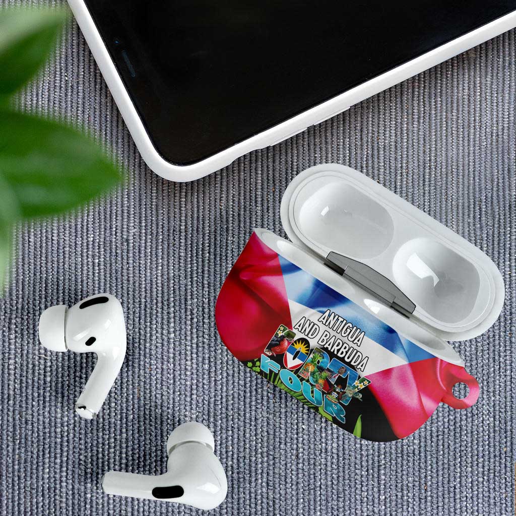 Antigua and Barbuda Independence Day AirPods Case 44th Anniversary One Flag One People One Spirit - Wonder Print Shop