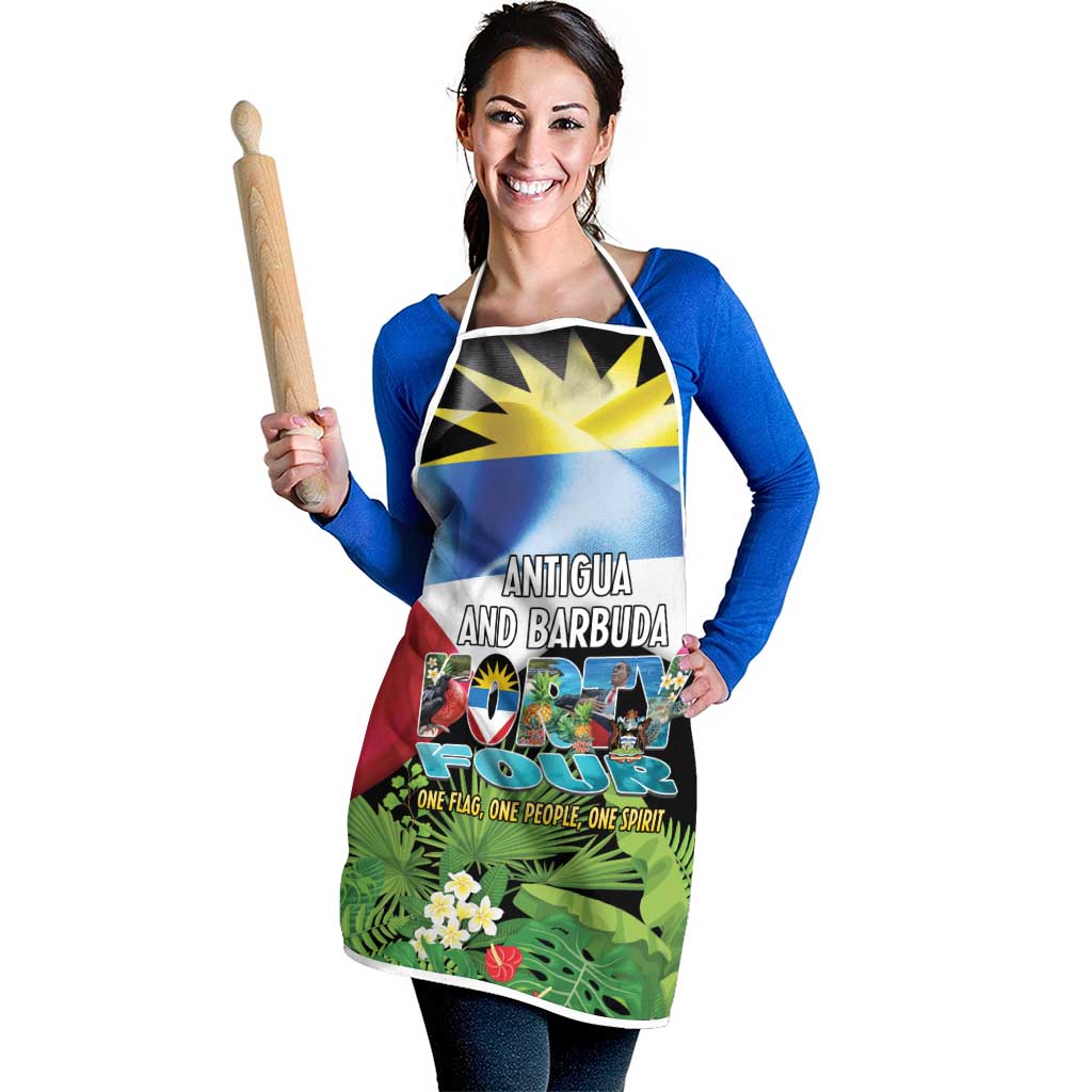 Antigua and Barbuda Independence Day Apron 44th Anniversary One Flag One People One Spirit - Wonder Print Shop