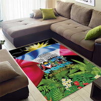 Antigua and Barbuda Independence Day Area Rug 44th Anniversary One Flag One People One Spirit - Wonder Print Shop