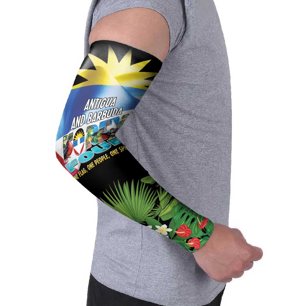 Antigua and Barbuda Independence Day Arm Sleeves 44th Anniversary One Flag One People One Spirit - Wonder Print Shop