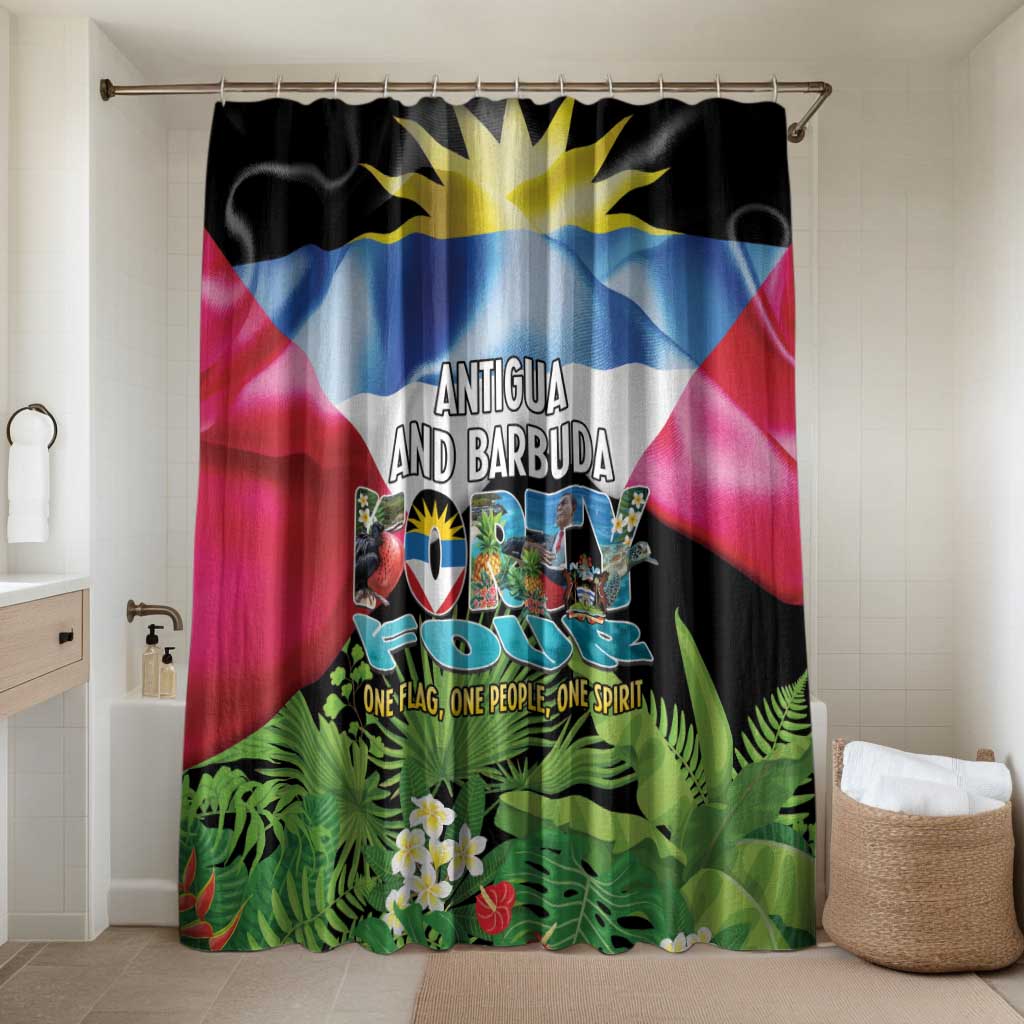 Antigua and Barbuda Independence Day Bathroom Set 44th Anniversary One Flag One People One Spirit - Wonder Print Shop