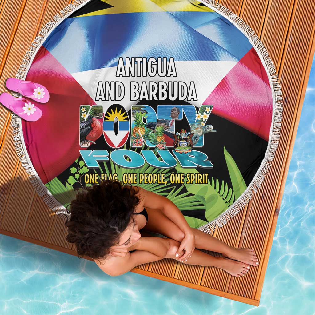 Antigua and Barbuda Independence Day Beach Blanket 44th Anniversary One Flag One People One Spirit - Wonder Print Shop