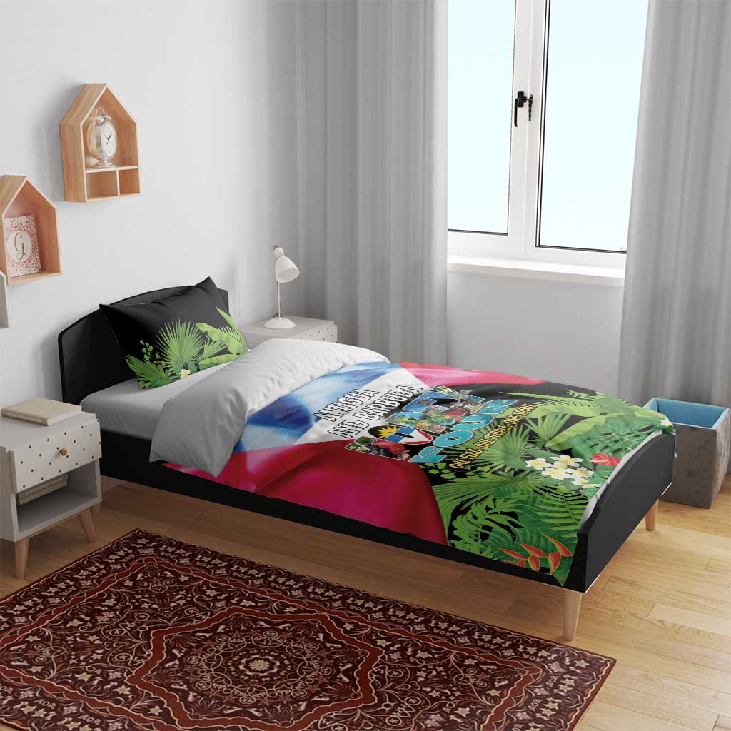 Antigua and Barbuda Independence Day Bedding Set 44th Anniversary One Flag One People One Spirit - Wonder Print Shop