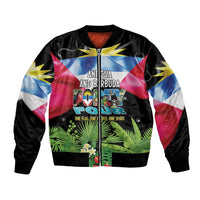 Antigua and Barbuda Independence Day Bomber Jacket 44th Anniversary One Flag One People One Spirit - Wonder Print Shop