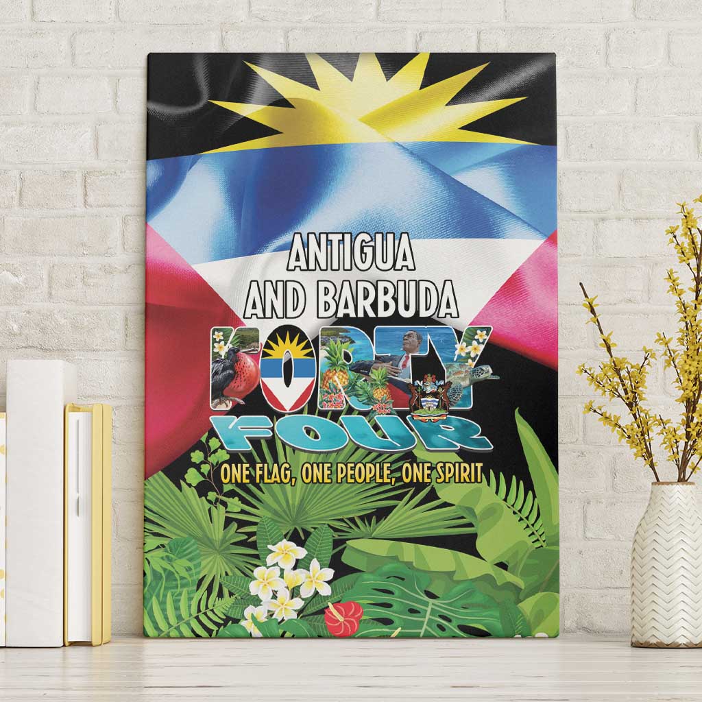 Antigua and Barbuda Independence Day Canvas Wall Art 44th Anniversary One Flag One People One Spirit - Wonder Print Shop