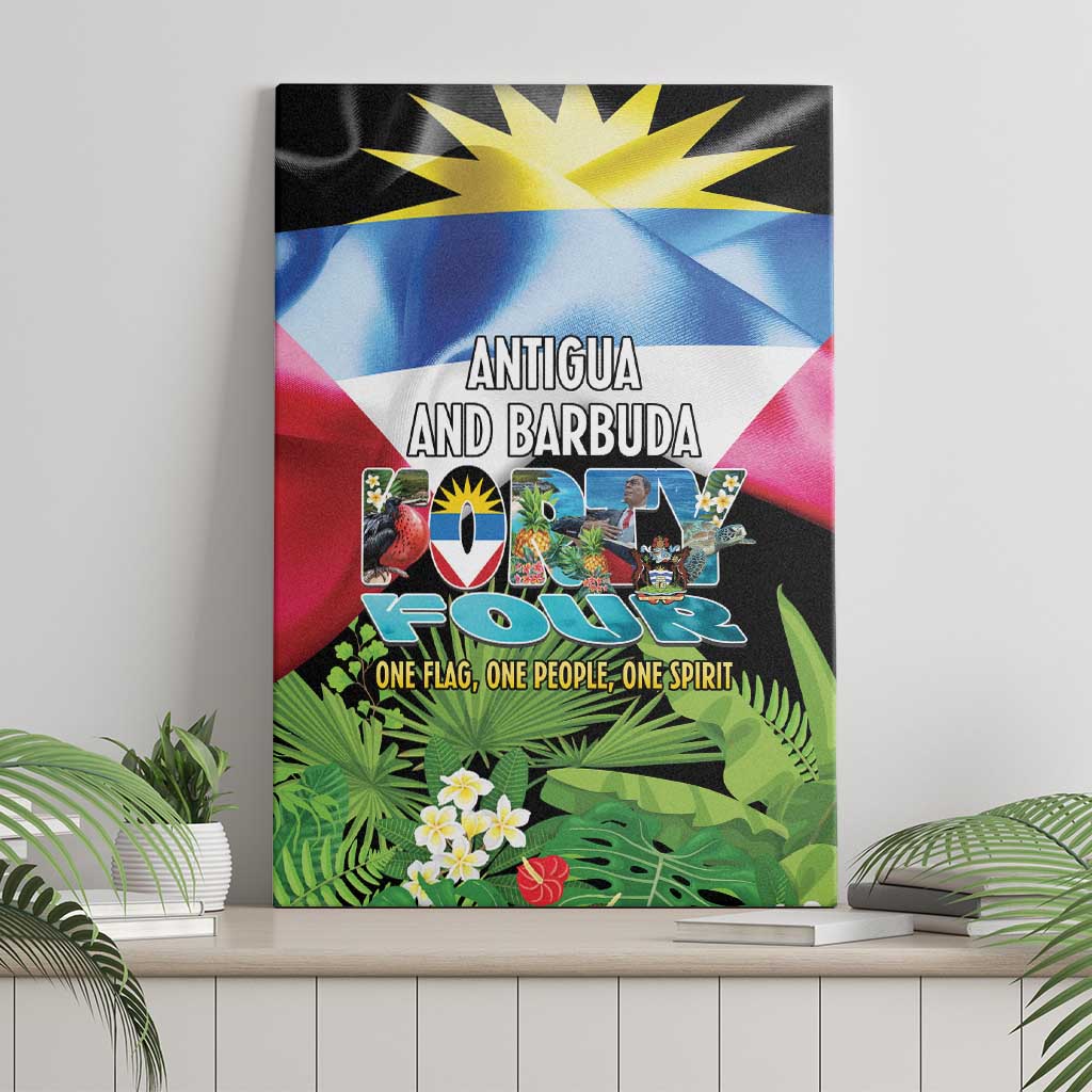 Antigua and Barbuda Independence Day Canvas Wall Art 44th Anniversary One Flag One People One Spirit - Wonder Print Shop