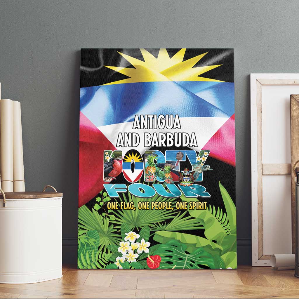 Antigua and Barbuda Independence Day Canvas Wall Art 44th Anniversary One Flag One People One Spirit - Wonder Print Shop