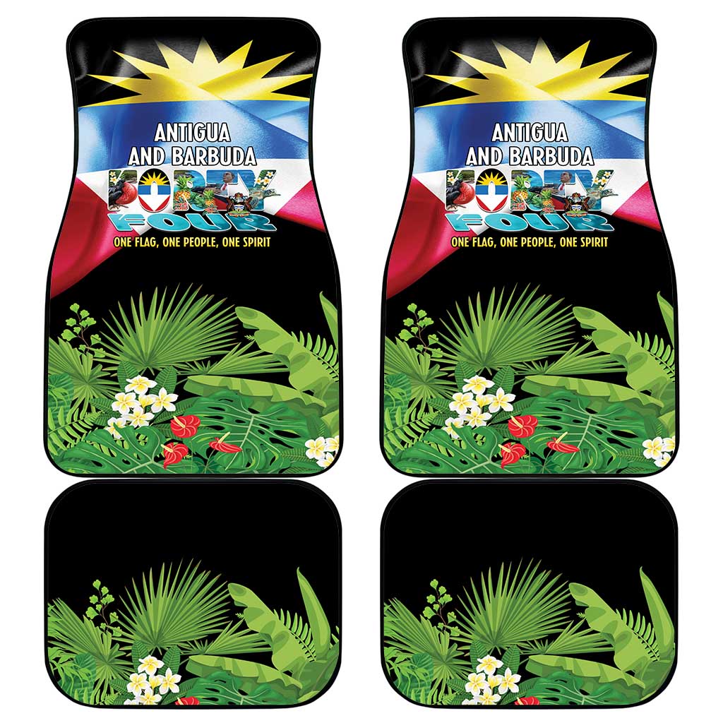 Antigua and Barbuda Independence Day Car Mats 44th Anniversary One Flag One People One Spirit - Wonder Print Shop