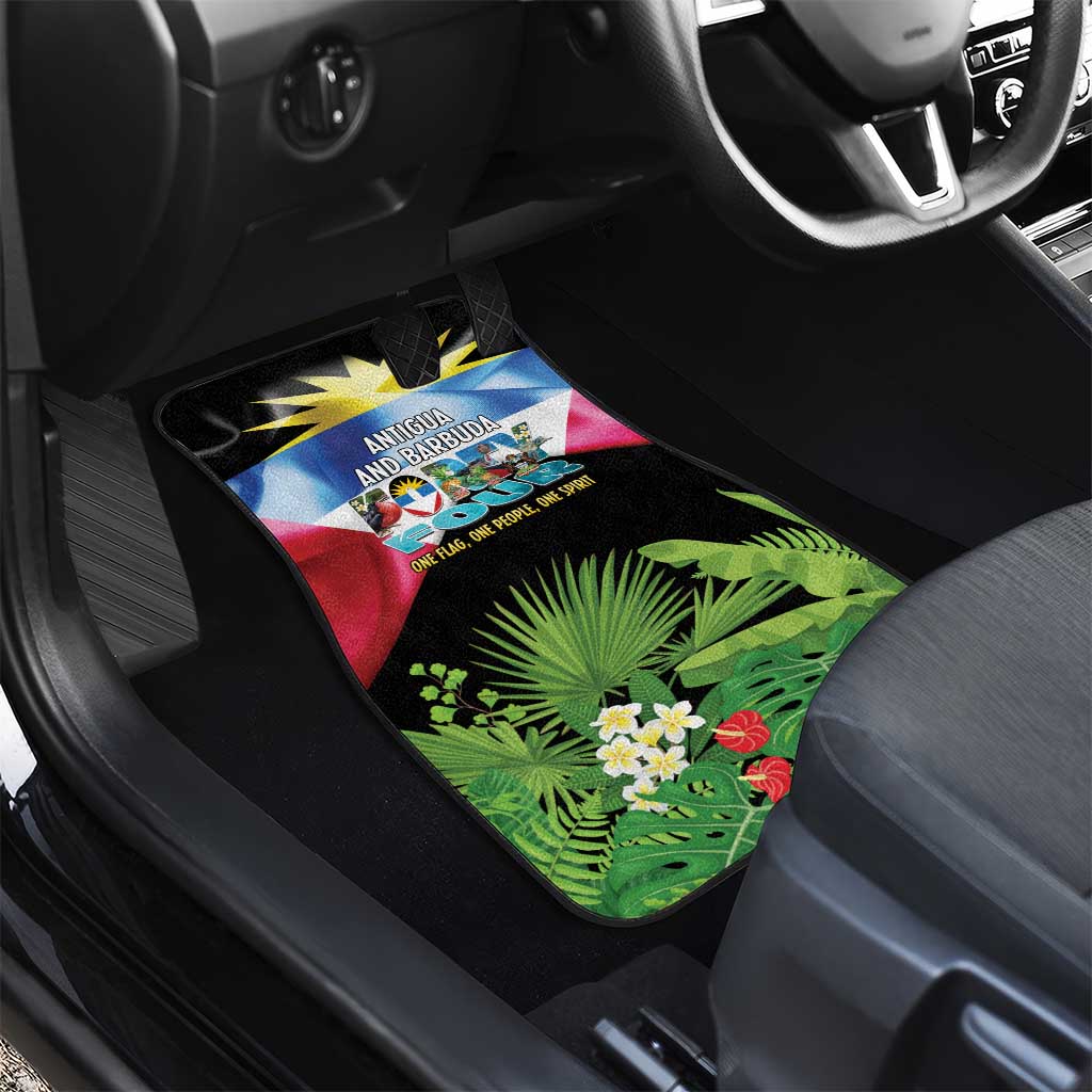 Antigua and Barbuda Independence Day Car Mats 44th Anniversary One Flag One People One Spirit - Wonder Print Shop