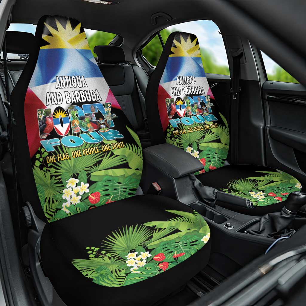 Antigua and Barbuda Independence Day Car Seat Cover 44th Anniversary One Flag One People One Spirit - Wonder Print Shop