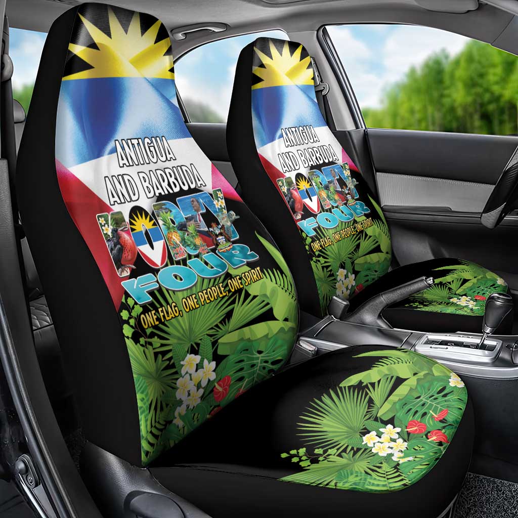 Antigua and Barbuda Independence Day Car Seat Cover 44th Anniversary One Flag One People One Spirit - Wonder Print Shop