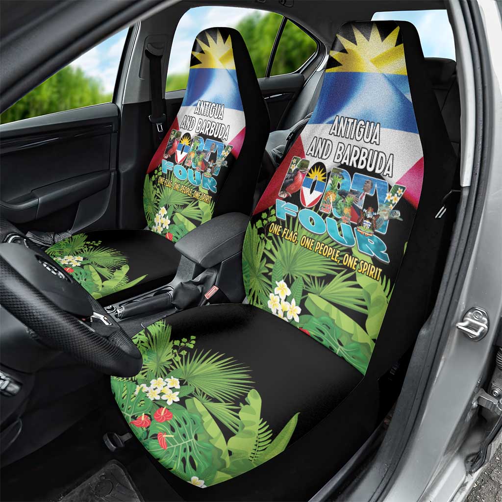 Antigua and Barbuda Independence Day Car Seat Cover 44th Anniversary One Flag One People One Spirit - Wonder Print Shop