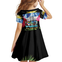 Antigua and Barbuda Independence Day Family Matching Tank Maxi Dress and Hawaiian Shirt 44th Anniversary One Flag One People One Spirit - Wonder Print Shop