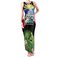Antigua and Barbuda Independence Day Family Matching Tank Maxi Dress and Hawaiian Shirt 44th Anniversary One Flag One People One Spirit - Wonder Print Shop