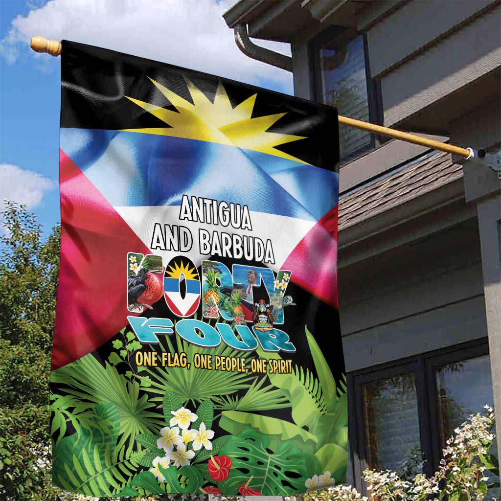 Antigua and Barbuda Independence Day Garden Flag 44th Anniversary One Flag One People One Spirit - Wonder Print Shop