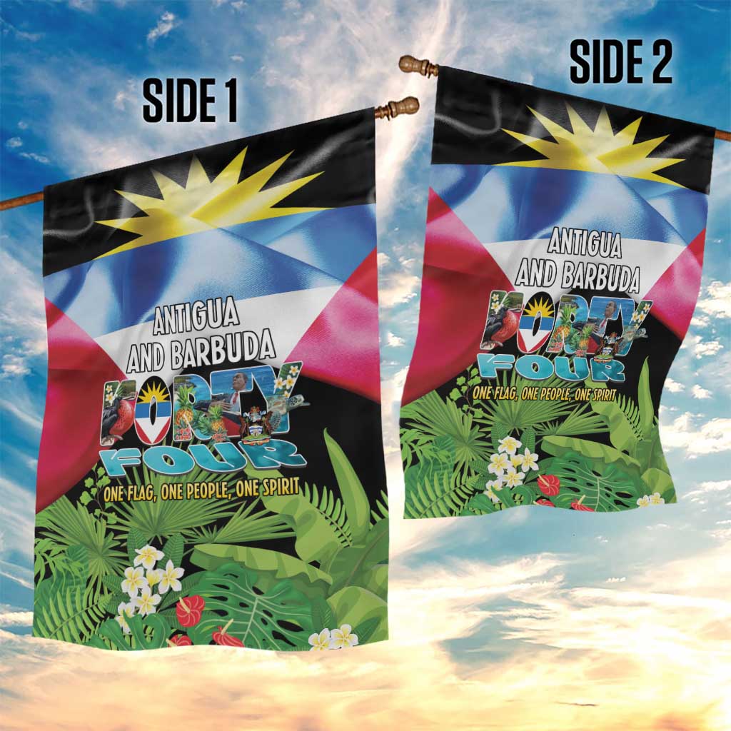 Antigua and Barbuda Independence Day Garden Flag 44th Anniversary One Flag One People One Spirit - Wonder Print Shop