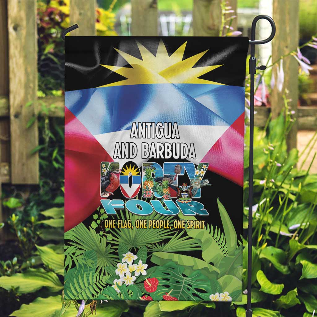 Antigua and Barbuda Independence Day Garden Flag 44th Anniversary One Flag One People One Spirit - Wonder Print Shop