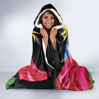 Antigua and Barbuda Independence Day Hooded Blanket 44th Anniversary One Flag One People One Spirit - Wonder Print Shop