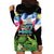 Antigua and Barbuda Independence Day Hoodie Dress 44th Anniversary One Flag One People One Spirit - Wonder Print Shop