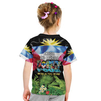 Antigua and Barbuda Independence Day Kid T Shirt 44th Anniversary One Flag One People One Spirit - Wonder Print Shop