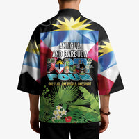 Antigua and Barbuda Independence Day Kimono 44th Anniversary One Flag One People One Spirit - Wonder Print Shop