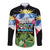 Antigua and Barbuda Independence Day Long Sleeve Button Shirt 44th Anniversary One Flag One People One Spirit - Wonder Print Shop