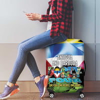Antigua and Barbuda Independence Day Luggage Cover 44th Anniversary One Flag One People One Spirit - Wonder Print Shop