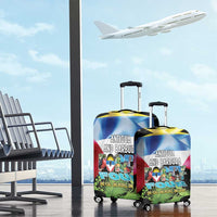 Antigua and Barbuda Independence Day Luggage Cover 44th Anniversary One Flag One People One Spirit - Wonder Print Shop