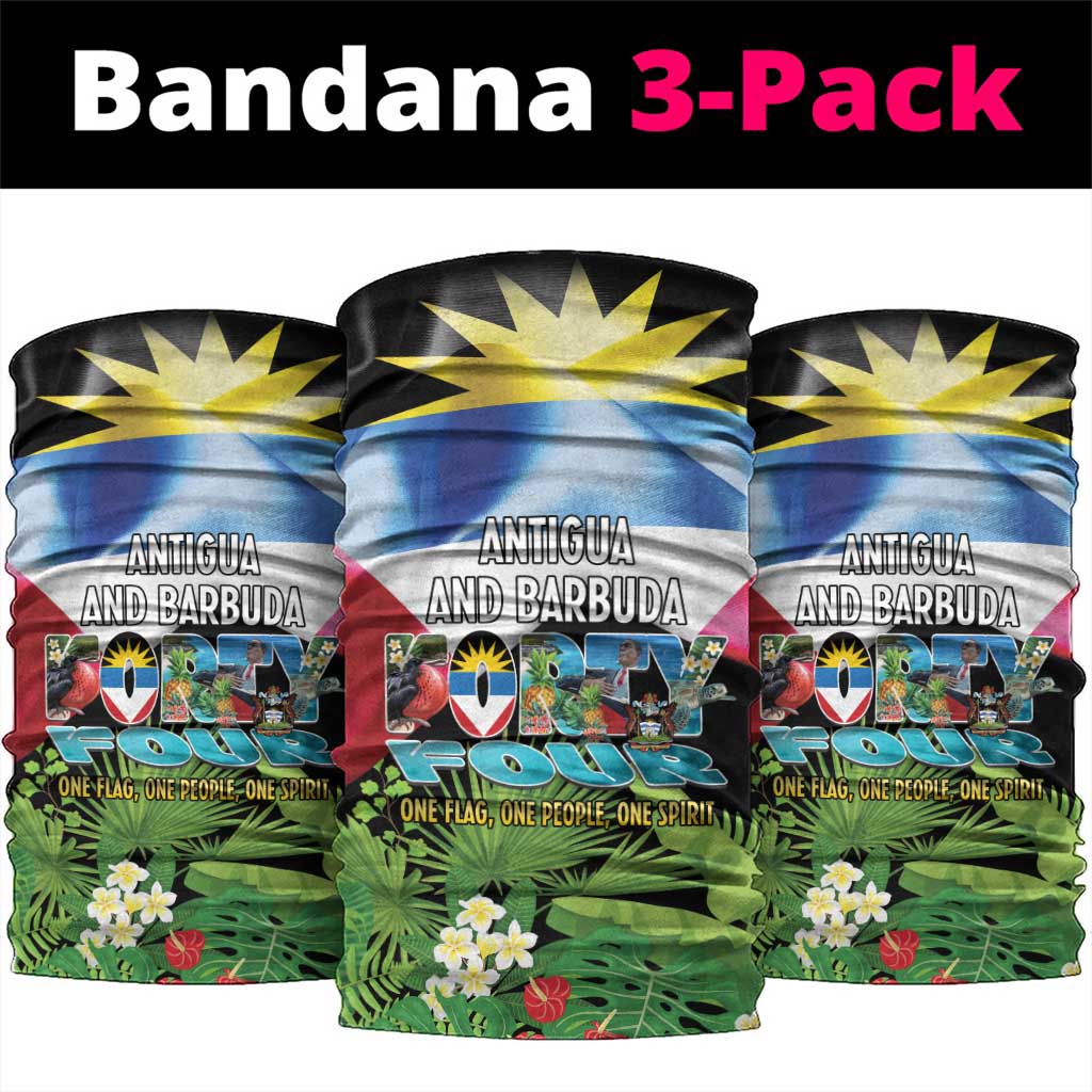 Antigua and Barbuda Independence Day Neck Gaiter 44th Anniversary One Flag One People One Spirit - Wonder Print Shop