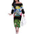 Antigua and Barbuda Independence Day Off The Shoulder Long Sleeve Dress 44th Anniversary One Flag One People One Spirit - Wonder Print Shop