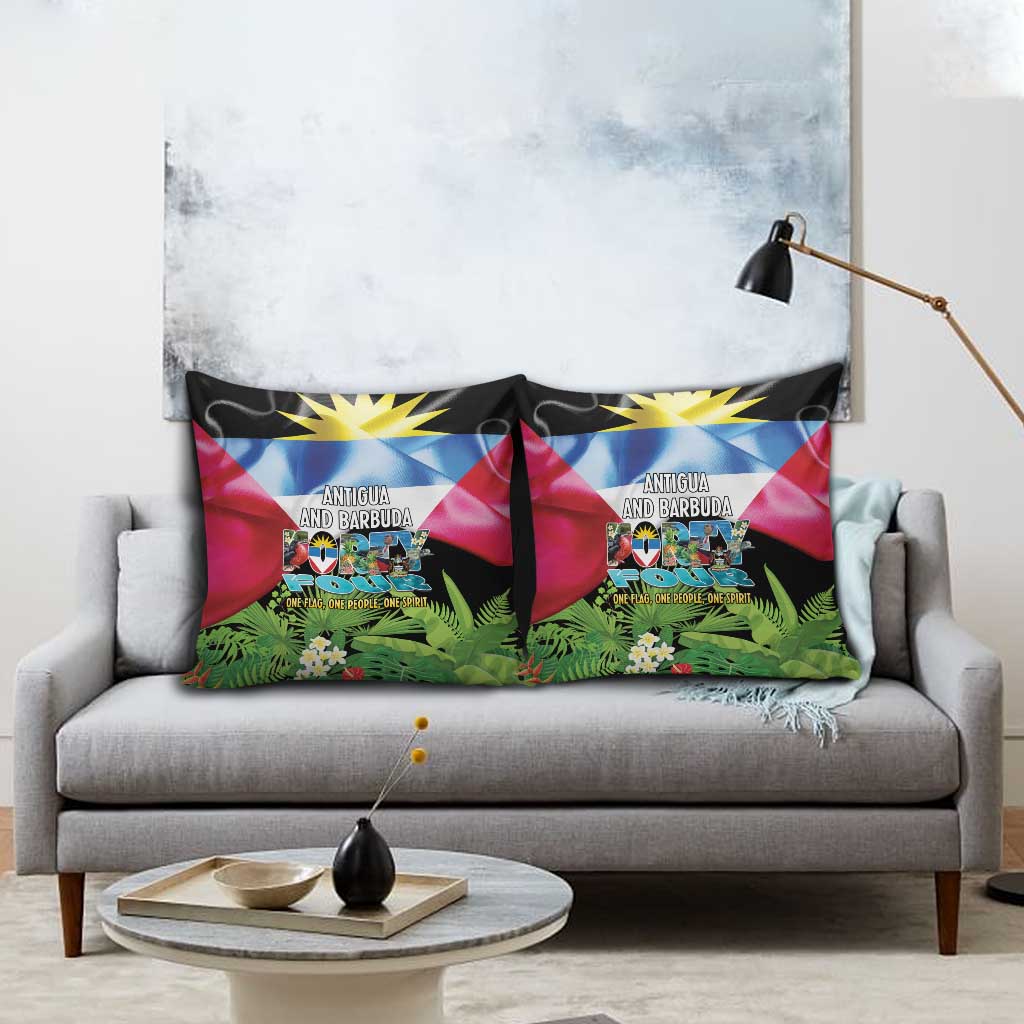 Antigua and Barbuda Independence Day Pillow Cover 44th Anniversary One Flag One People One Spirit - Wonder Print Shop