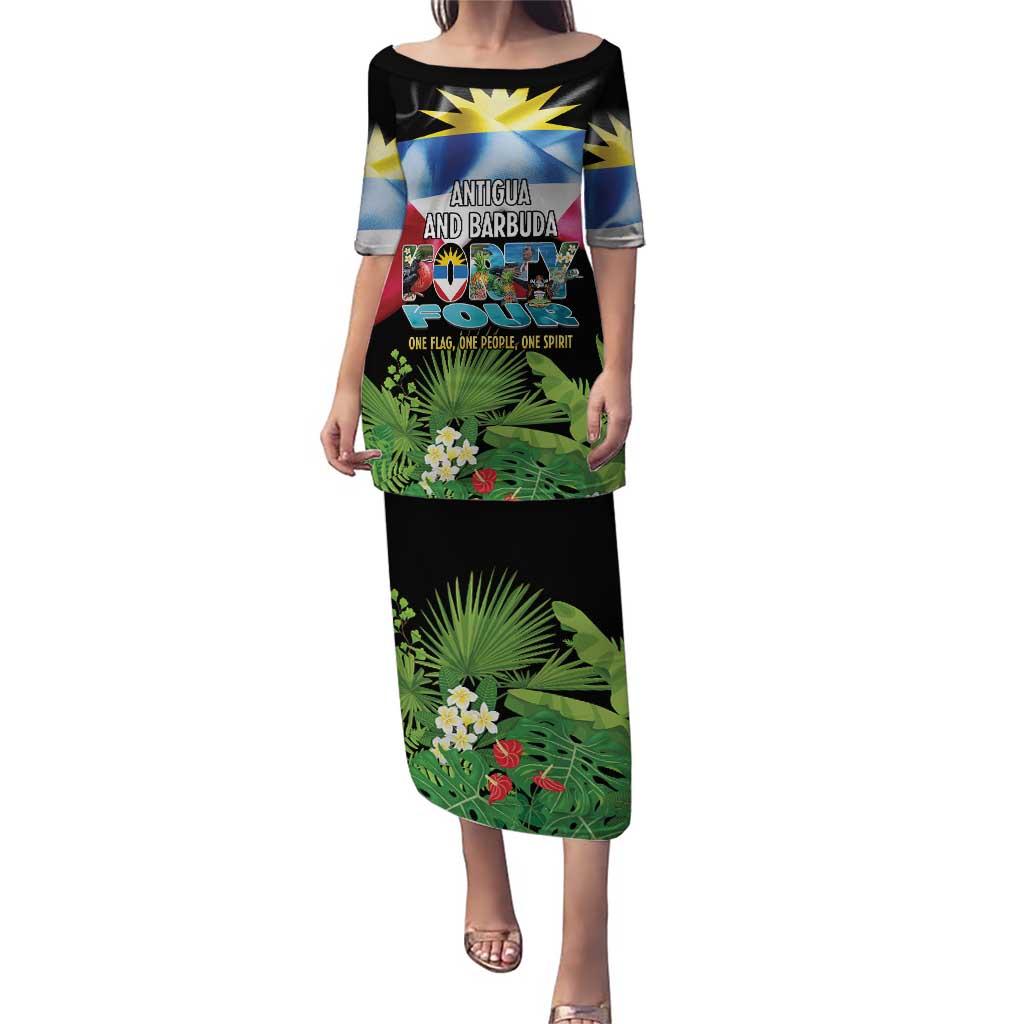 Antigua and Barbuda Independence Day Puletasi 44th Anniversary One Flag One People One Spirit - Wonder Print Shop