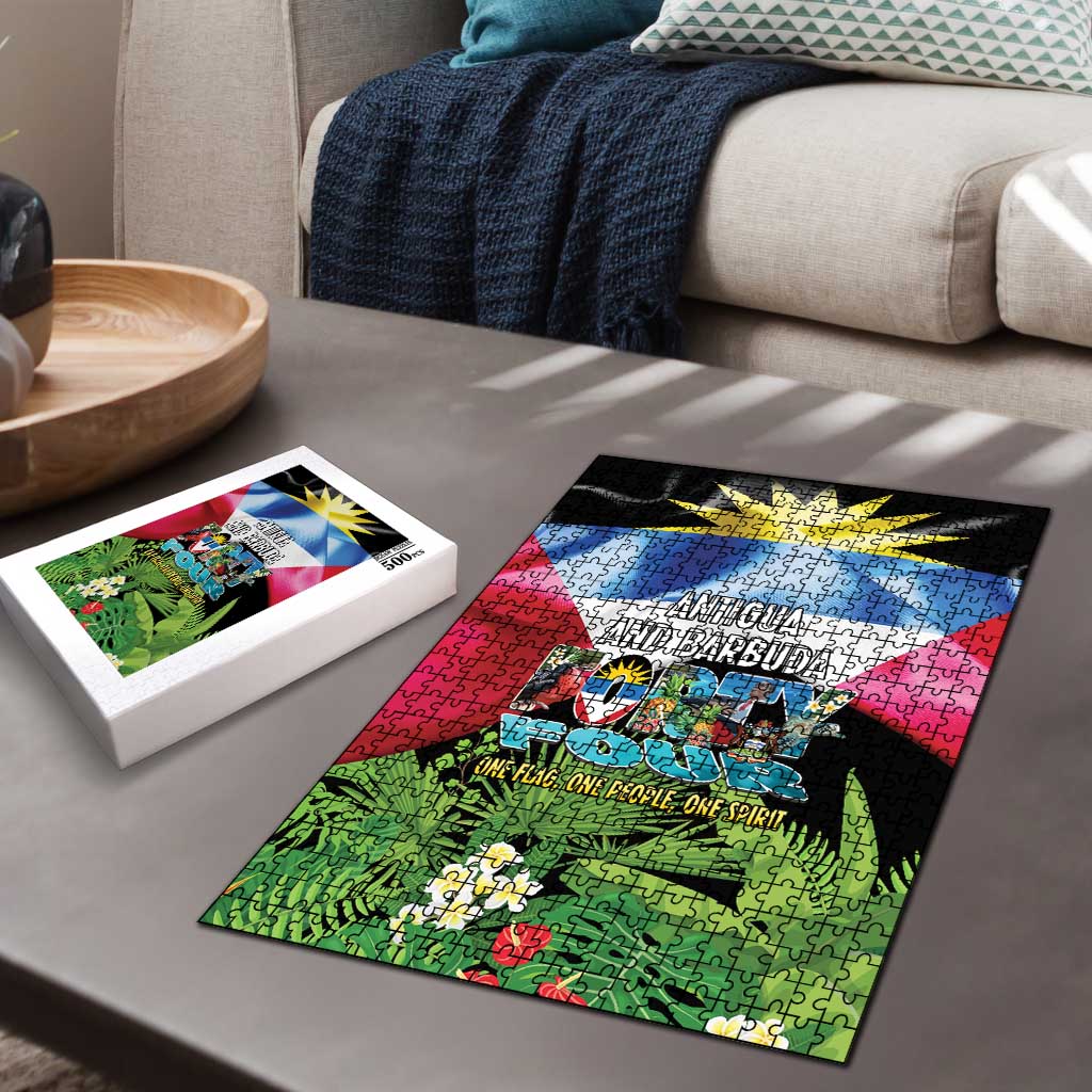 Antigua and Barbuda Independence Day Puzzle 44th Anniversary One Flag One People One Spirit - Wonder Print Shop