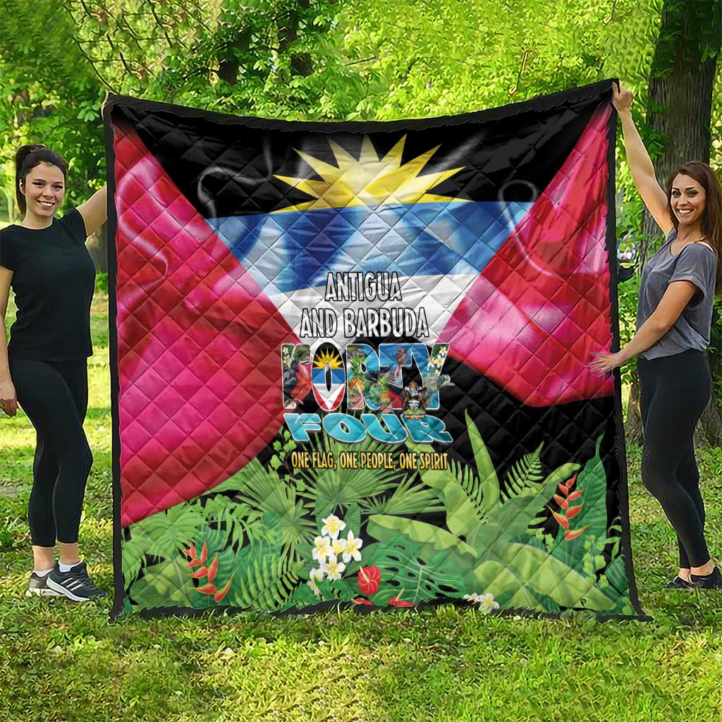 Antigua and Barbuda Independence Day Quilt 44th Anniversary One Flag One People One Spirit - Wonder Print Shop