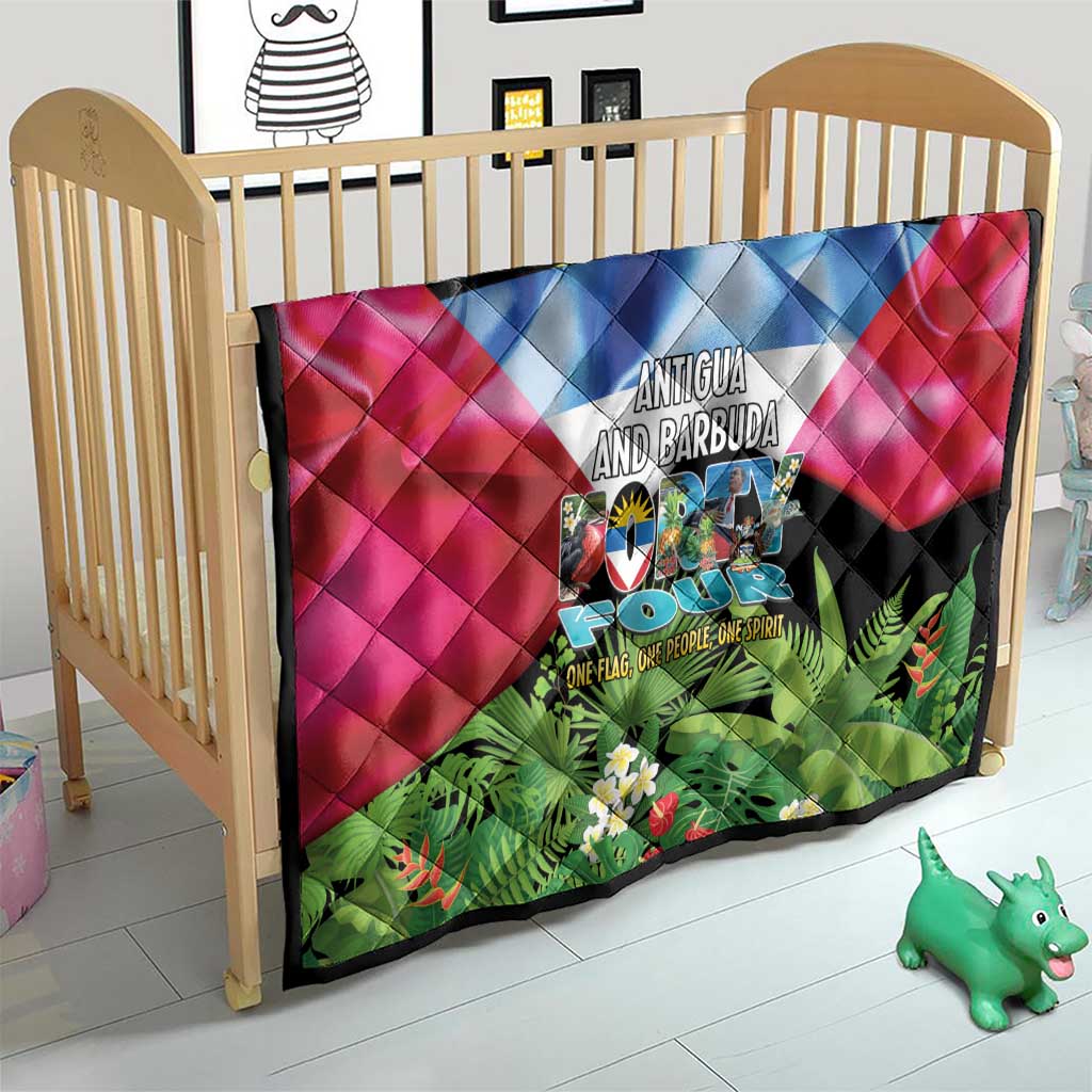 Antigua and Barbuda Independence Day Quilt 44th Anniversary One Flag One People One Spirit - Wonder Print Shop