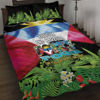 Antigua and Barbuda Independence Day Quilt Bed Set 44th Anniversary One Flag One People One Spirit - Wonder Print Shop