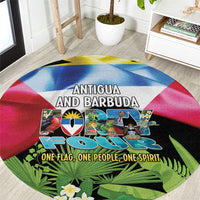 Antigua and Barbuda Independence Day Round Carpet 44th Anniversary One Flag One People One Spirit - Wonder Print Shop