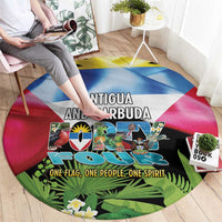 Antigua and Barbuda Independence Day Round Carpet 44th Anniversary One Flag One People One Spirit - Wonder Print Shop