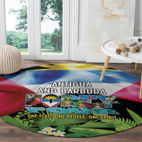 Antigua and Barbuda Independence Day Round Carpet 44th Anniversary One Flag One People One Spirit - Wonder Print Shop