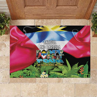 Antigua and Barbuda Independence Day Rubber Doormat 44th Anniversary One Flag One People One Spirit - Wonder Print Shop