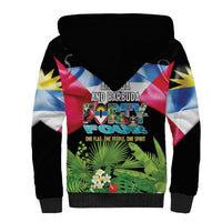 Antigua and Barbuda Independence Day Sherpa Hoodie 44th Anniversary One Flag One People One Spirit - Wonder Print Shop