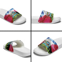 Antigua and Barbuda Independence Day Slide Sandals 44th Anniversary One Flag One People One Spirit - Wonder Print Shop