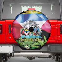 Antigua and Barbuda Independence Day Spare Tire Cover 44th Anniversary One Flag One People One Spirit - Wonder Print Shop