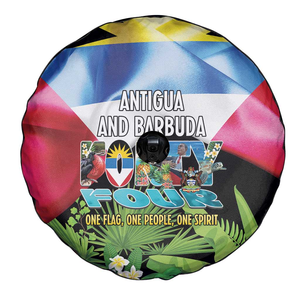 Antigua and Barbuda Independence Day Spare Tire Cover 44th Anniversary One Flag One People One Spirit - Wonder Print Shop