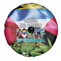 Antigua and Barbuda Independence Day Spare Tire Cover 44th Anniversary One Flag One People One Spirit - Wonder Print Shop