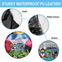 Antigua and Barbuda Independence Day Spare Tire Cover 44th Anniversary One Flag One People One Spirit - Wonder Print Shop