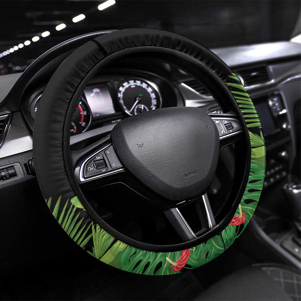 Antigua and Barbuda Independence Day Steering Wheel Cover 44th Anniversary One Flag One People One Spirit - Wonder Print Shop