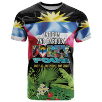 Antigua and Barbuda Independence Day T Shirt 44th Anniversary One Flag One People One Spirit - Wonder Print Shop