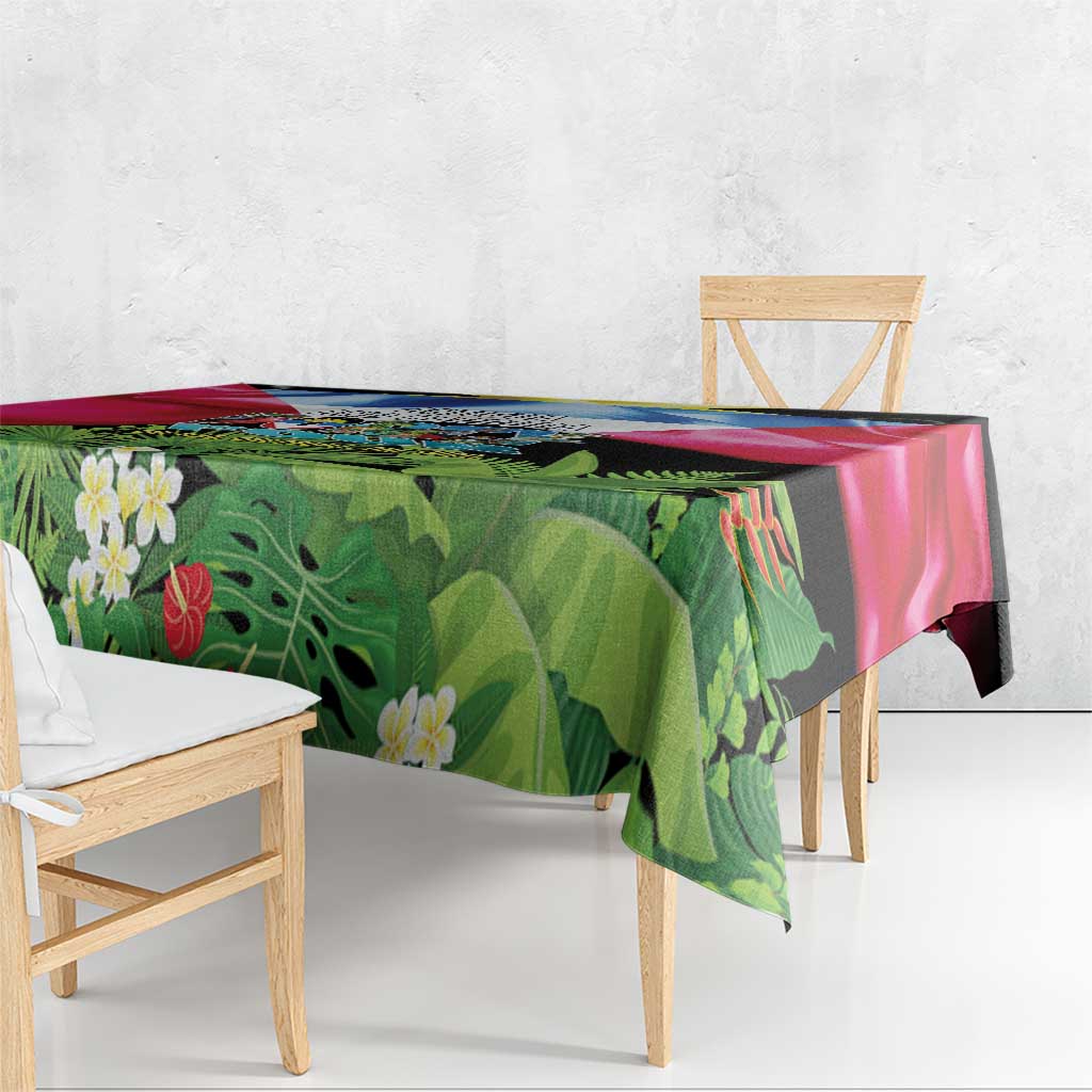 Antigua and Barbuda Independence Day Tablecloth 44th Anniversary One Flag One People One Spirit - Wonder Print Shop