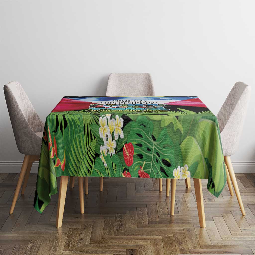 Antigua and Barbuda Independence Day Tablecloth 44th Anniversary One Flag One People One Spirit - Wonder Print Shop